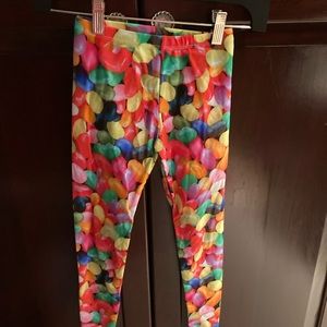 Zara Terez Girls novelty leggings -Jelly Bean Pattern